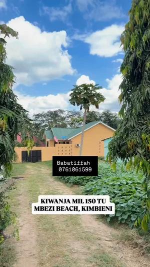 Plot for sale in Mbezi Beach Makonde, Dar Es Salaam sqm 405