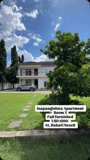 Apartment (Furnished) ya vyumba vitatu inapangishwa Bahari Beach, Dar Es Salaam