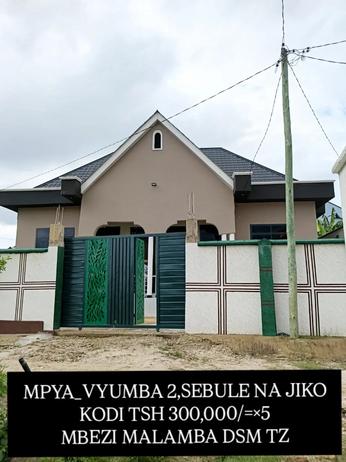 2 Bedrooms Apartment for Rent in Mbezi Malamba, Dar Es Salaam