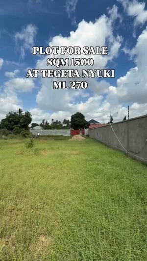 Plot for sale in Tegeta Nyuki, Dar Es Salaam sqm 1500