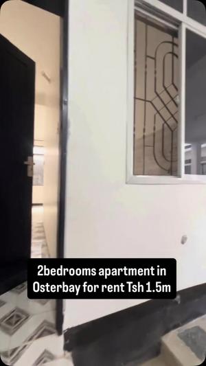 Apartment ya vyumba viwili inapangishwa Oysterbay, Dar Es Salaam