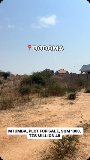 Kiwanja kinauzwa Mtumba, Dodoma sqm 1300 Kiwanja kinauzwa Mtumba, Dodoma sqm 1300