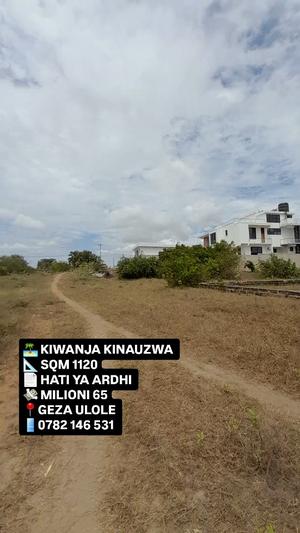 Kiwanja kinauzwa Kigamboni Geza Ulole, Dar Es Salaam (1120 sqm) Kiwanja kinauzwa Kigamboni Geza Ulole, Dar Es Salaam (1120 sqm)