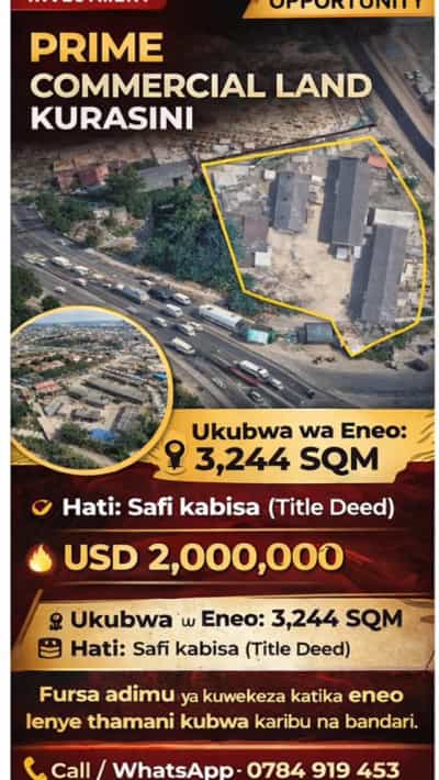 Plot for sale in Kurasini, Dar Es Salaam Plot for sale in Kurasini, Dar Es Salaam