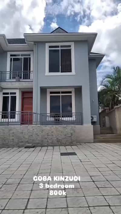 Nyumba ya vyumba vitatu inapangishwa Goba Kinzudi, Dar Es Salaam