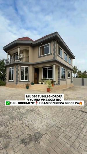 Nyumba ya vyumba vinne inauzwa Kigamboni, Geza Block 14, Dar Es Salaam (1100 sqm)