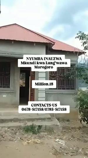 Nyumba inauzwa Mkundi kwa Lung'wawa, Morogoro Nyumba inauzwa Mkundi kwa Lung'wawa, Morogoro