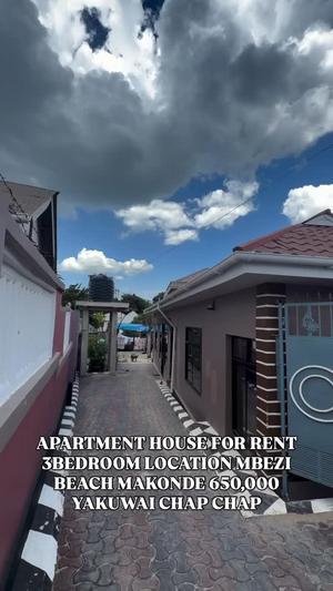 3 Bedrooms Apartment for Rent in Mbezi Beach Makonde, Dar Es Salaam