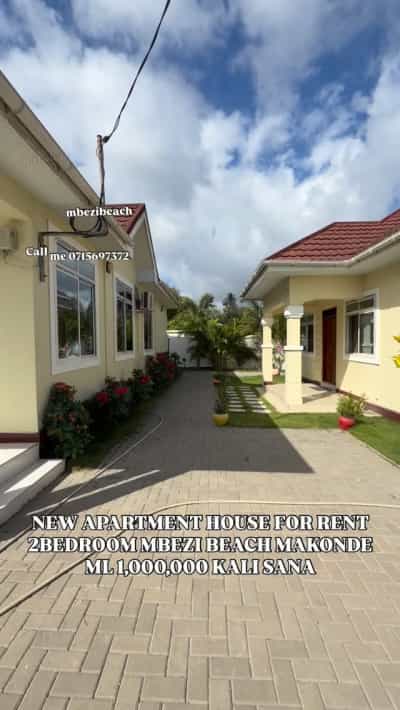 Apartment ya vyumba viwili inapangishwa Mbezi Beach, Dar Es Salaam