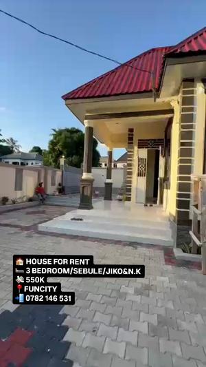 Nyumba ya vyumba vitatu inapangishwa Kigamboni FunCity, Dar Es Salaam Nyumba ya vyumba vitatu inapangishwa Kigamboni FunCity, Dar Es Salaam
