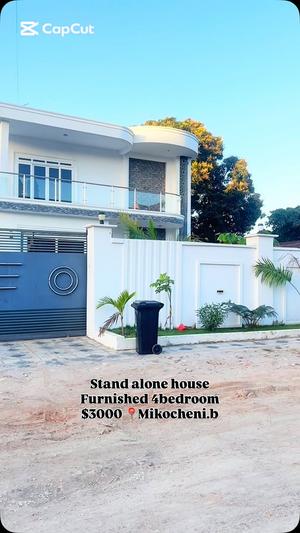 Nyumba (Furnished) ya vyumba vinne inapangishwa Mikocheni B, Dar Es Salaam