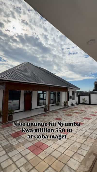 Nyumba ya vyumba vitatu inauzwa Goba Maget, Dar Es Salaam (600 sqm)