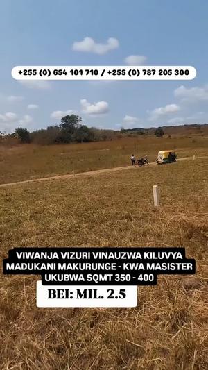 Residential Plot for Sale in Kiluvya Makurunge, Pwani (350 sqm) Residential Plot for Sale in Kiluvya Makurunge, Pwani (350 sqm)