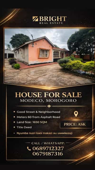 Nyumba inauzwa Morogoro