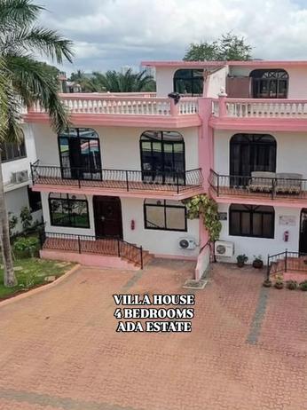 Villa (Furnished) ya vyumba vinne inapangishwa Ada Estate, Dar Es Salaam
