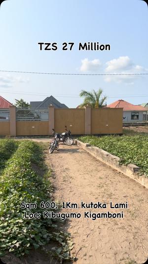 Kiwanja kinauzwa Kigamboni, Dar Es Salaam (600 sqm)