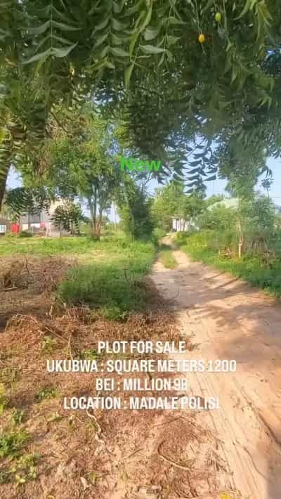 Residential Plot for Sale in Madale Polisi, Dar Es Salaam (1200 sqm)