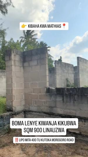 Nyumba ya vyumba vitatu inauzwa Kibaha Kwa Mathias, Pwani (900 sqm) Nyumba ya vyumba vitatu inauzwa Kibaha Kwa Mathias, Pwani (900 sqm)