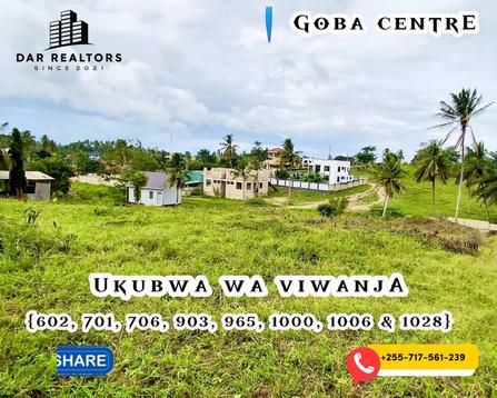 Kiwanja kinauzwa Goba Centre, Dar Es Salaam (600 sqm) Kiwanja kinauzwa Goba Centre, Dar Es Salaam (600 sqm)
