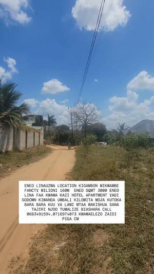 Commercial Plot for Sale in Kigamboni Mikwambe, Dar Es Salaam (3000 sqm)