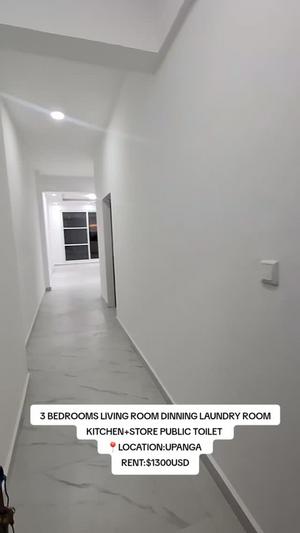 Apartment ya vyumba vitatu inapangishwa Upanga, Dar Es Salaam