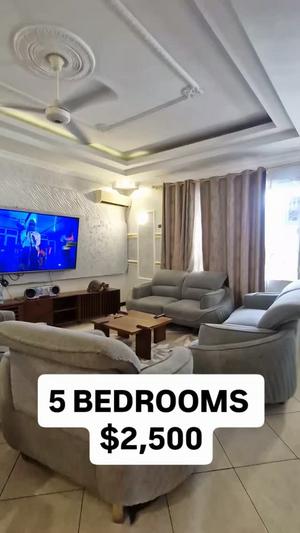 5 Bedrooms Furnished House for Rent in Mikocheni, Dar Es Salaam