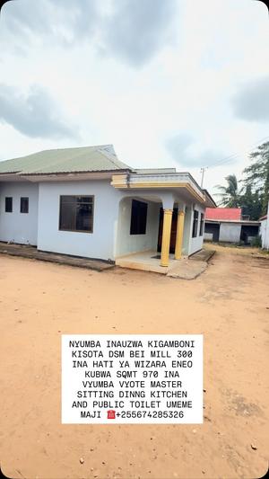 House for Sale in Kigamboni Kisota, Dar Es Salaam (970 sqm)