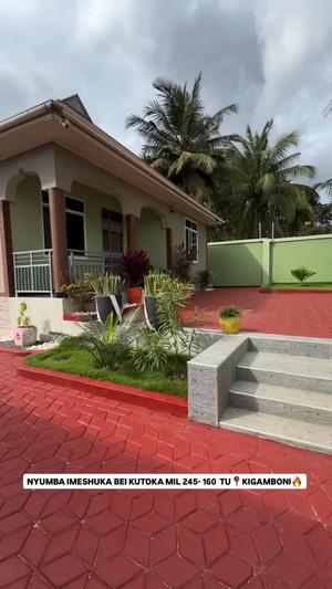 Nyumba ya vyumba vitatu inauzwa Kigamboni Mkwambe, Dar Es Salaam (750 sqm)