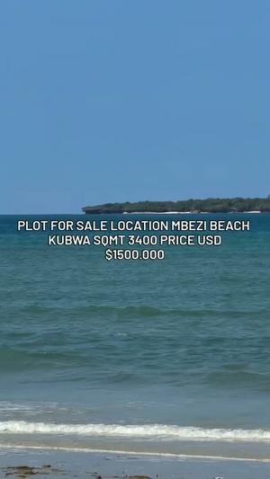 Kiwanja kinauzwa Mbezi Beach, Dar Es Salaam (3400 sqm)