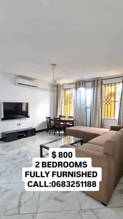 Nyumba/Apartment (Furnished) ya vyumba vitatu inapangishwa Mikocheni, Dar Es Salaam