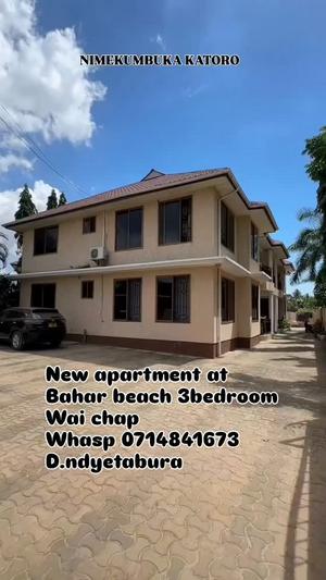 3 Bedrooms Apartment for Rent in Bahar Beach, Dar Es Salaam 3 Bedrooms Apartment for Rent in Bahar Beach, Dar Es Salaam