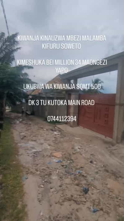 Kiwanja kinauzwa Mbezi Malamba Kifuru Soweto, Dar Es Salaam (500 sqm) Kiwanja kinauzwa Mbezi Malamba Kifuru Soweto, Dar Es Salaam (500 sqm)