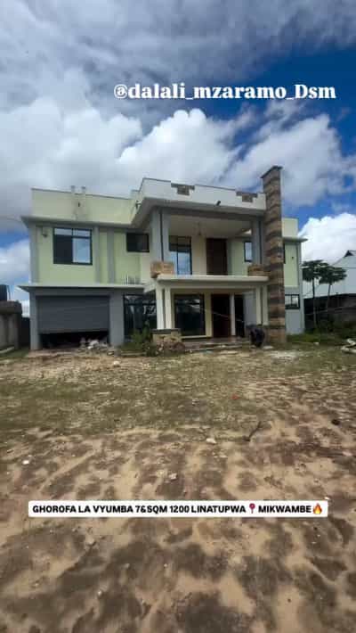 Nyumba ya vyumba 7 inauzwa Kigamboni Fan City, Dar Es Salaam (1200 sqm)