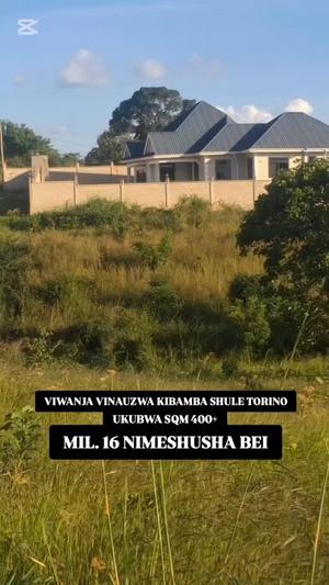 Kiwanja kinauzwa Kibamba Shule Torino, Dar Es Salaam (400 sqm) Kiwanja kinauzwa Kibamba Shule Torino, Dar Es Salaam (400 sqm)