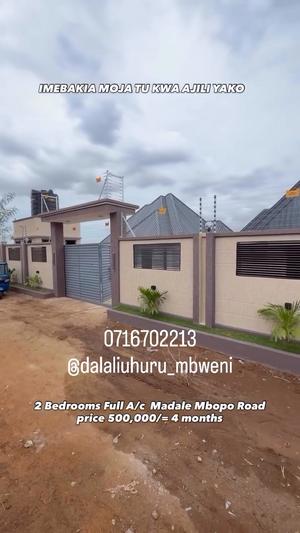 2 Bedrooms House for Rent in Madale Mbopo Road, Dar Es Salaam 2 Bedrooms House for Rent in Madale Mbopo Road, Dar Es Salaam