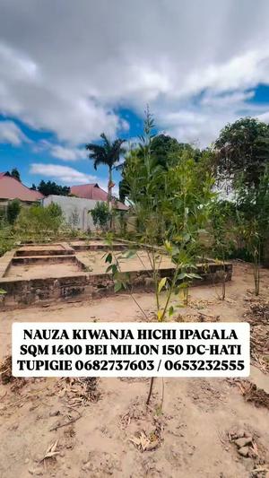 Kiwanja kinauzwa Ipagala, Dodoma sqm 1400