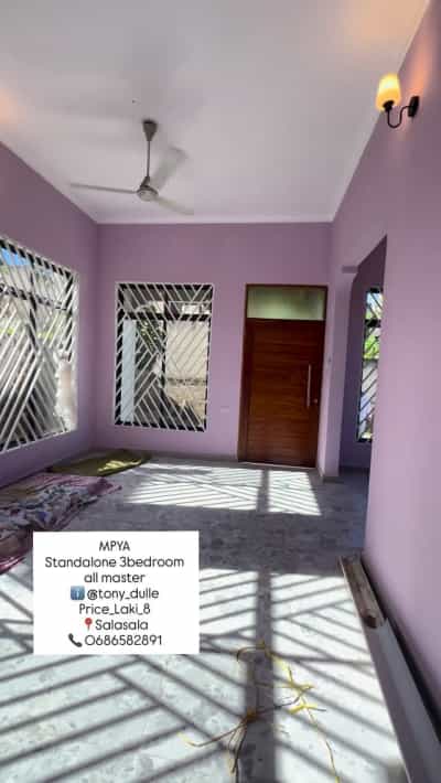 Nyumba ya vyumba vitatu inapangishwa Salasala Dawasco, Dar Es Salaam