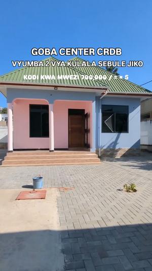 Apartment ya vyumba viwili inapangishwa Goba, Dar Es Salaam