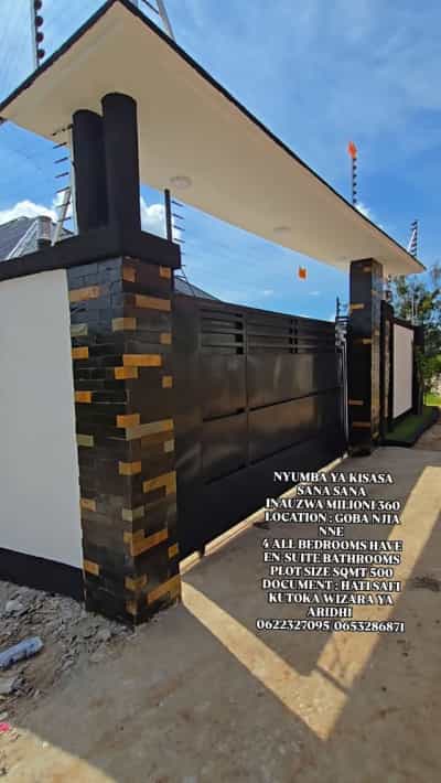 Nyumba ya vyumba vinne inauzwa GOBA NJIA NNE, Dar Es Salaam (500 sqm)