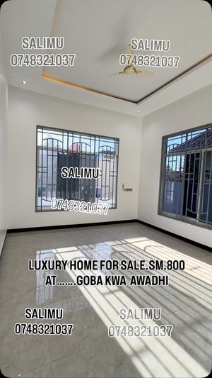 Nyumba ya vyumba vitatu inauzwa Goba Kwa Awadhi, Dar Es Salaam (800 sqm) Nyumba ya vyumba vitatu inauzwa Goba Kwa Awadhi, Dar Es Salaam (800 sqm)