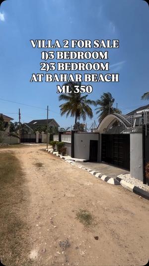 Villa ya vyumba vitatu inauzwa Bahar Beach, Dar Es Salaam