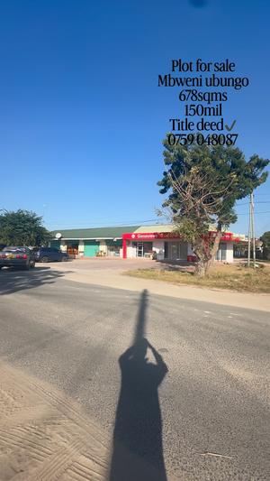 Residential Plot for Sale in Mbweni Ubungo, Dar Es Salaam (678 sqm)