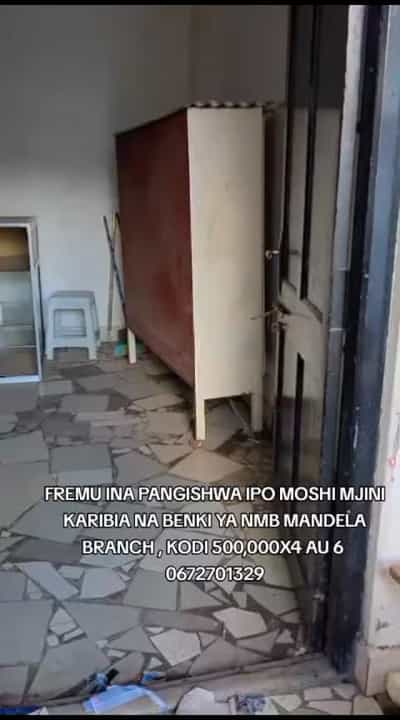 Frame ya Biashara inapangishwa Moshi MJINI, Kilimanjaro