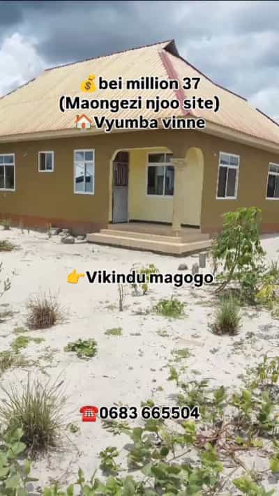 Nyumba ya vyumba vinne inauzwa Vikindu Magogo – Mtaa wa Kamigele, Pwani