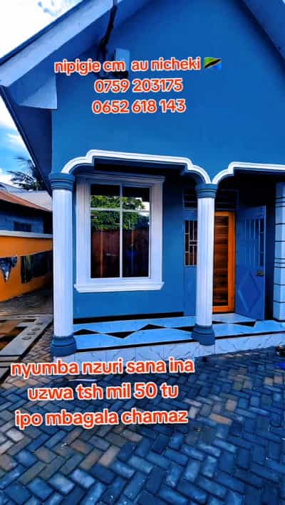 Nyumba ya vyumba vitatu inauzwa Mbagala Chamazi, Dar Es Salaam