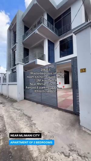 Nyumba ya vyumba viwili inapangishwa Mlimani City, Dar Es Salaam Nyumba ya vyumba viwili inapangishwa Mlimani City, Dar Es Salaam