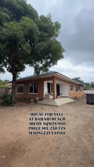 3 Bedrooms House for Sale in Bahari Beach, Dar Es Salaam (900 sqm)