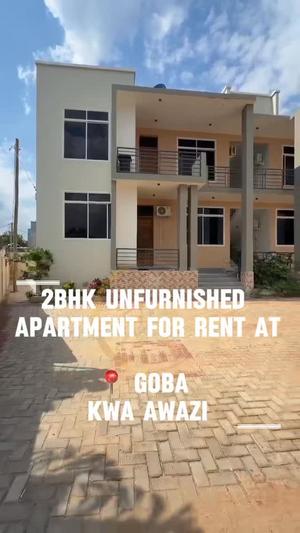 Apartment ya vyumba viwili inapangishwa Goba Kwa Awazi, Dar Es Salaam