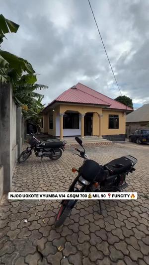 Nyumba ya vyumba vinne inauzwa Kigamboni Fensi City, Dar Es Salaam