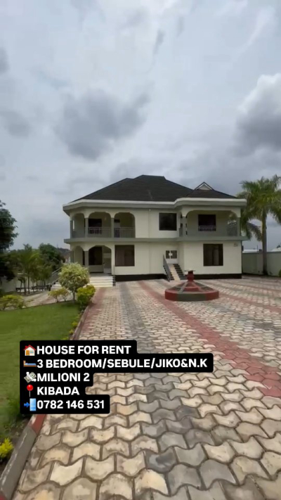 3 Bedrooms House for Rent in Kigamboni, Dar Es Salaam